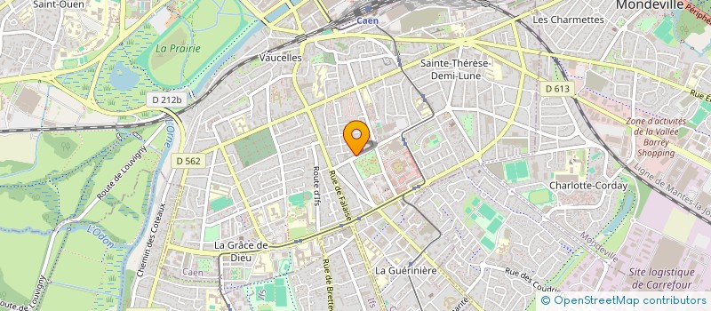 localisation de l'entreprise CE   U N A  ASSAD DU CALVADOS à CAEN