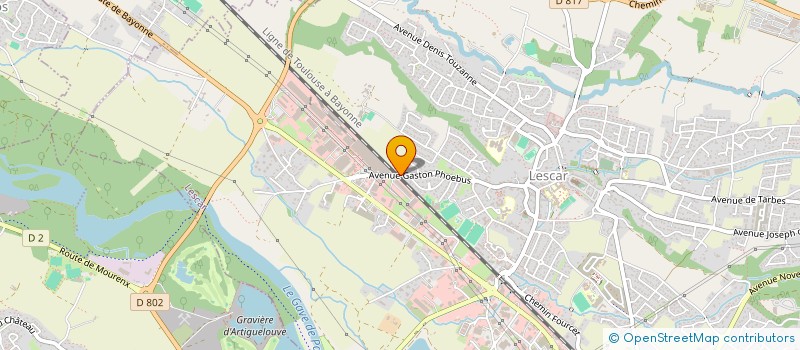 localisation de l'entreprise CE UES POLE SEMENCES EURALIS  LESCAR