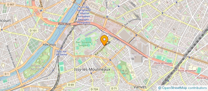 localisation de l'entreprise CE VALORIS à ISSY-LES-MOULINEAUX