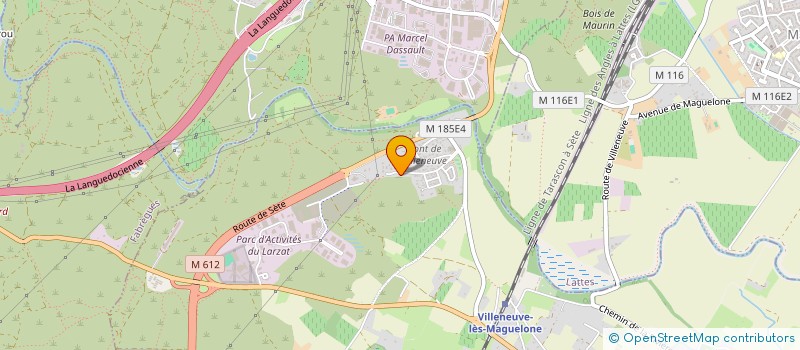 localisation de l'entreprise CE2  VILLENEUVE-LES-MAGUELONE