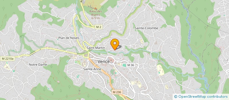 localisation de l'entreprise CE2A  VENCE