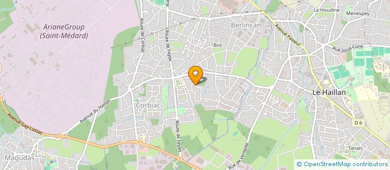 localisation de l'entreprise CE2A IMMOBILIERE  SAINT-MEDARD-EN-JALLES