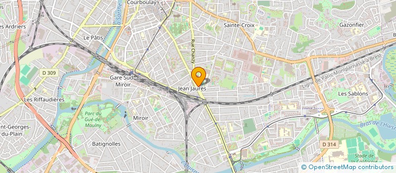 localisation de l'entreprise CE2B  LE MANS