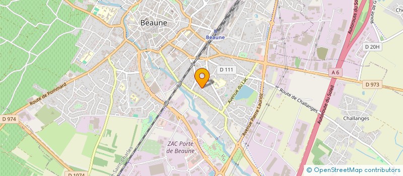 localisation de l'entreprise CE2J à BEAUNE