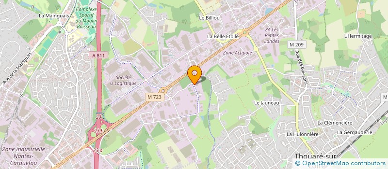 localisation de l'entreprise CE2R  SAINT-JULIEN-DE-CONCELLES