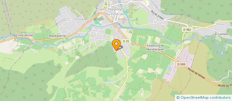 localisation de l'entreprise CEA 12 LOGECO  SAINT-HIPPOLYTE-DU-FORT