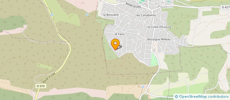 localisation de l'entreprise CEA  POULX