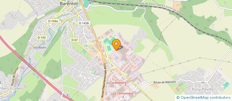 localisation de l'entreprise CEA BARENTIN  BARENTIN