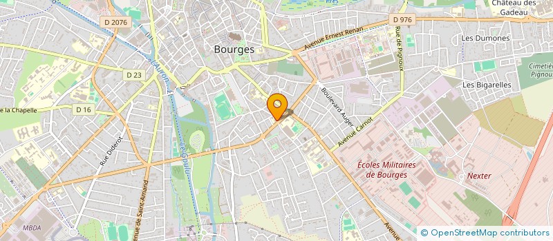 localisation de l'entreprise CEABEL  BOURGES