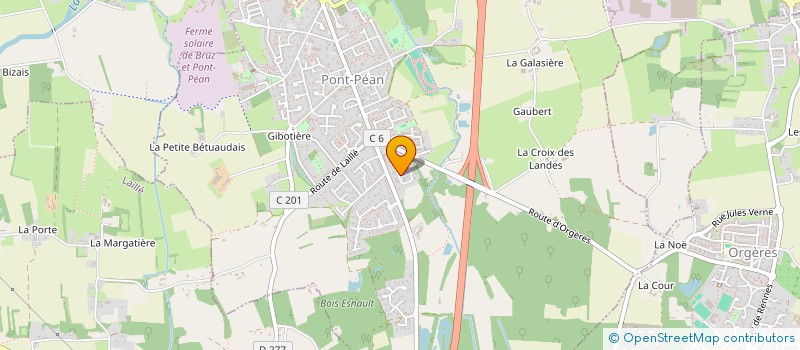 localisation de l'entreprise CEAC  PONT-PEAN