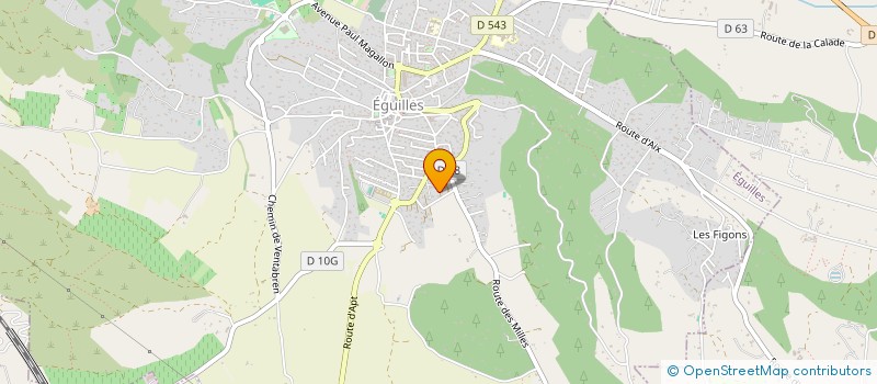 localisation de l'entreprise CEACM  EGUILLES