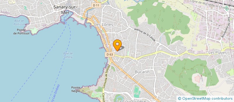 localisation de l'entreprise CEAD CONSEIL à SANARY-SUR-MER