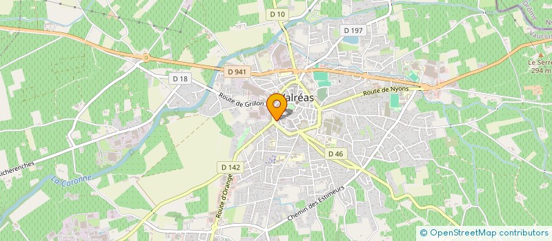 localisation de l'entreprise CEAL à VALREAS