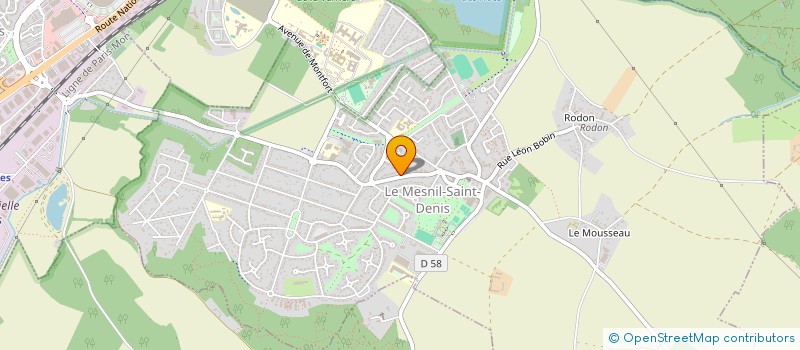 localisation de l'entreprise CEAM-CONSULT  LE MESNIL-SAINT-DENIS