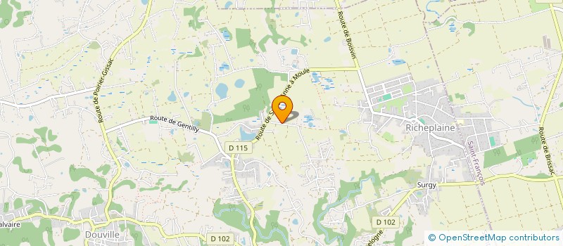 localisation de l'entreprise CEAM SCI  SAINTE-ANNE