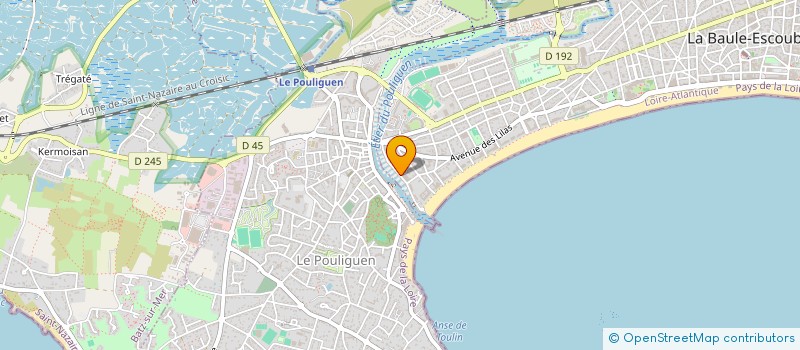 localisation de l'entreprise CEANE à LA BAULE-ESCOUBLAC