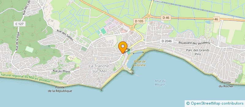 localisation de l'entreprise CEANNE à LA TRANCHE-SUR-MER