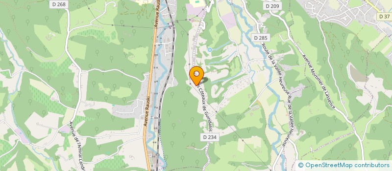 localisation de l'entreprise CEANOTHE  GELOS