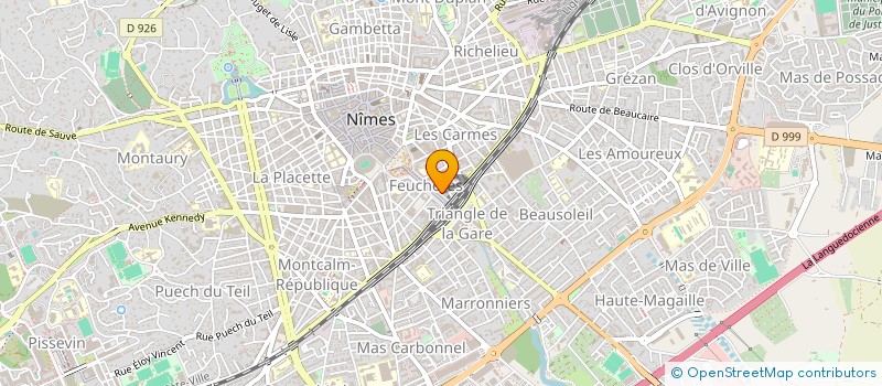 localisation de l'entreprise CEANS  NIMES