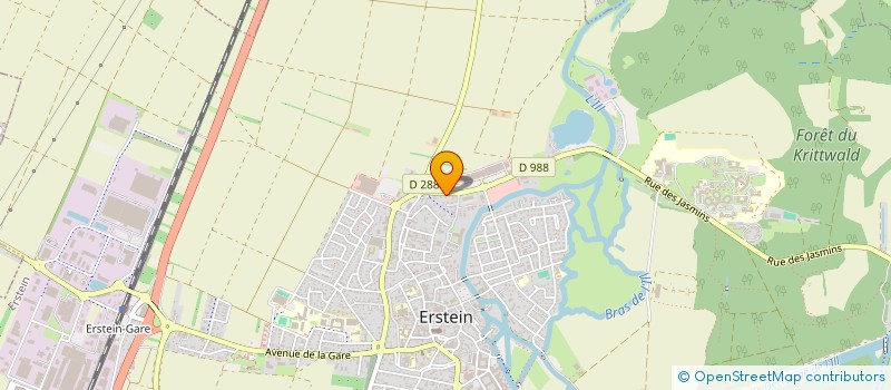 localisation de l'entreprise CEAR  ERSTEIN