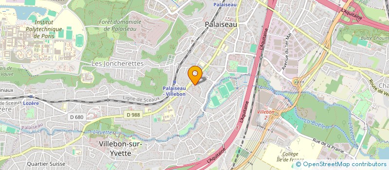 localisation de l'entreprise CEARI 1 à PALAISEAU
