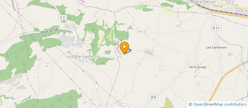 localisation de l'entreprise CEAS IMMO à LA BATIE-NEUVE