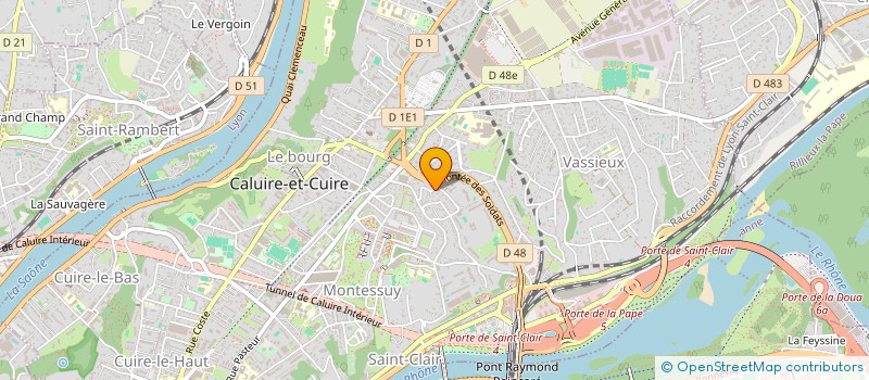 localisation de l'entreprise CEAT CONSEIL ET GESTION  CALUIRE-ET-CUIRE