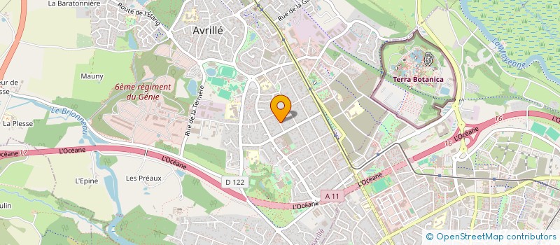 localisation de l'entreprise CEATAMIDA à AVRILLE