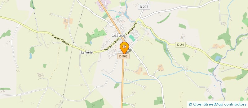 localisation de l'entreprise CEAUCE AUTOMOBILES à CEAUCE
