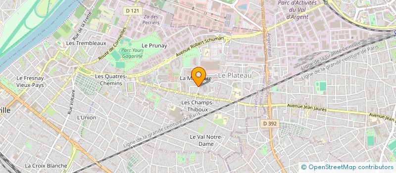 localisation de l'entreprise CEAULIMMO  SARTROUVILLE