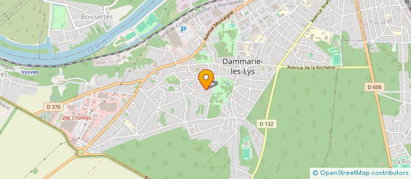 localisation de l'entreprise CEAUMA à DAMMARIE-LES-LYS