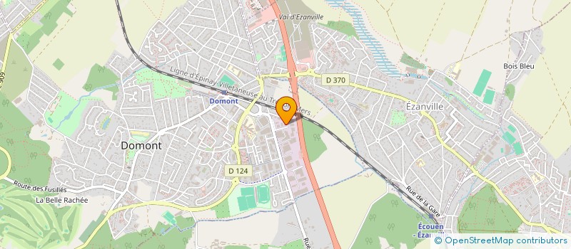 localisation de l'entreprise CEB  DOMONT