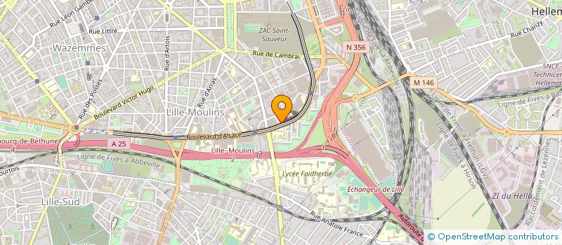 localisation de l'entreprise CEB à LILLE