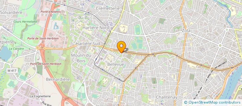 localisation de l'entreprise CEB à NANTES
