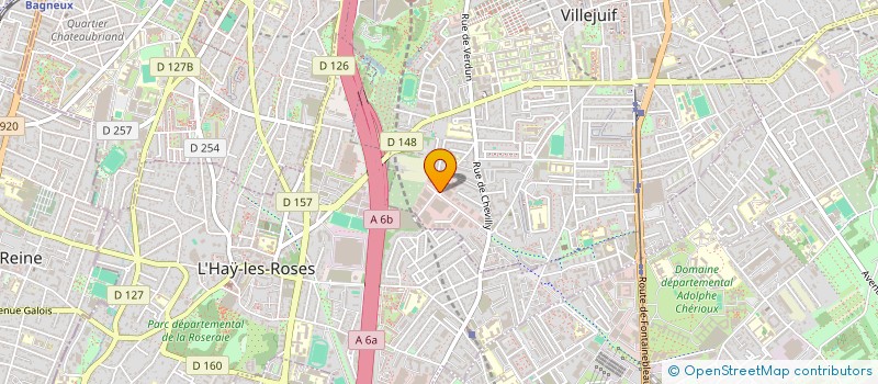 localisation de l'entreprise CEB INTERNATIONAL  VILLEJUIF