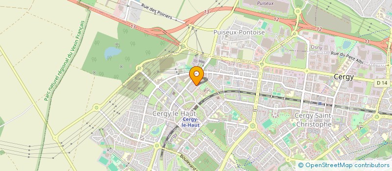 localisation de l'entreprise CEB JMN à CERGY