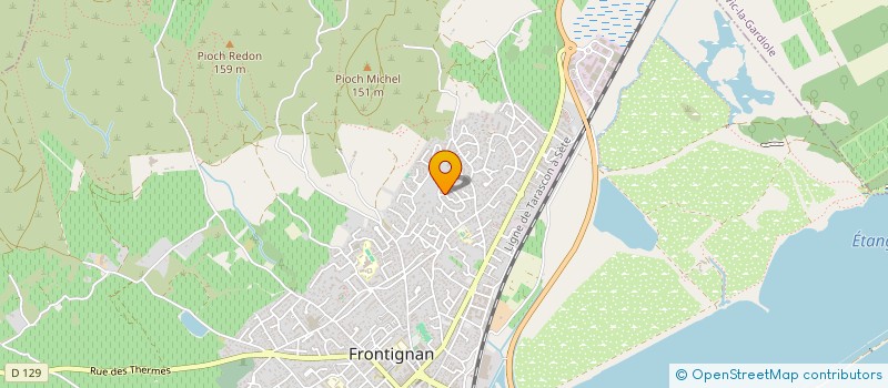 localisation de l'entreprise CEB-RENOV à FRONTIGNAN