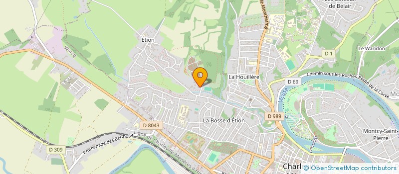 localisation de l'entreprise CEB SERVICES à CHARLEVILLE-MEZIERES