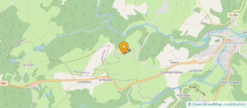 localisation de l'entreprise CEB TRAVAUX PUBLICS  SAINT-AVIT