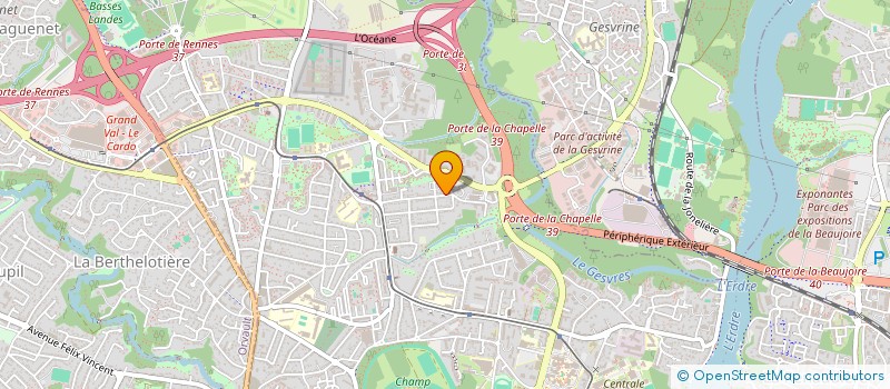 localisation de l'entreprise CEBA à NANTES