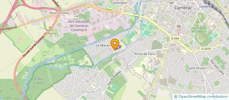 localisation de l'entreprise CEBA  FRANCE  PROVILLE