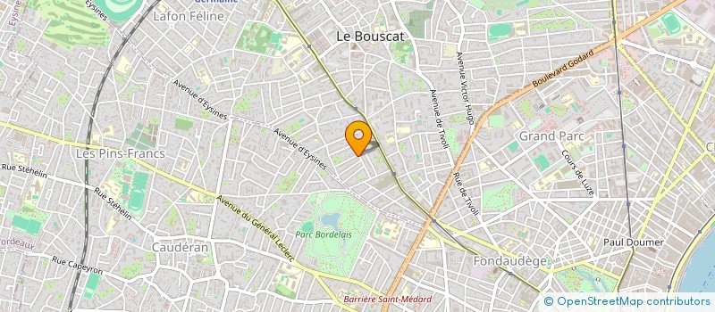 localisation de l'entreprise CEBA PARTNERS à LE BOUSCAT