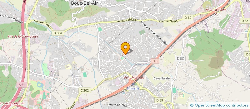 localisation de l'entreprise CEBABA à BOUC-BEL-AIR