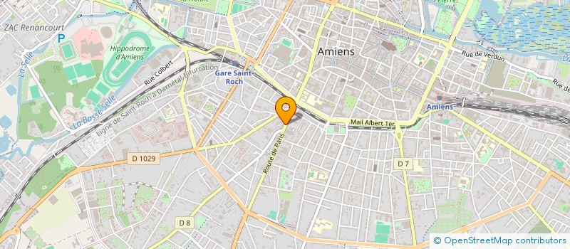 localisation de l'entreprise CEBAGAMB INVEST  AMIENS