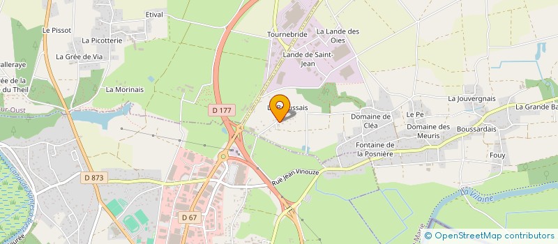 localisation de l'entreprise CEBAM à SAINTE-MARIE