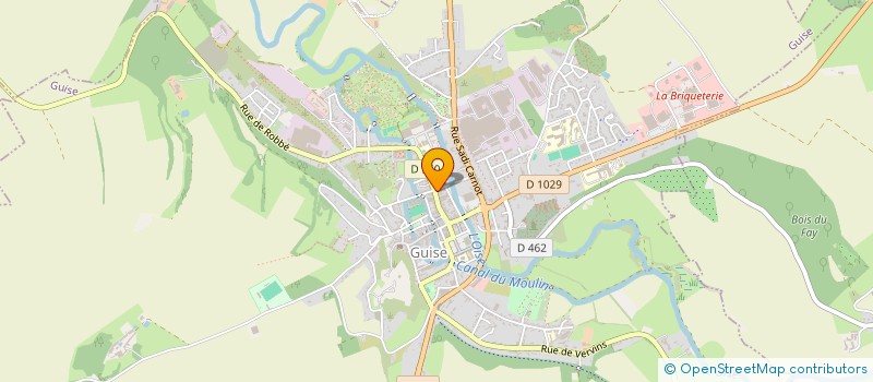 localisation de l'entreprise CEBAN SANTE  GUISE