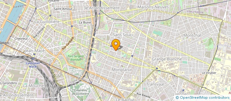 localisation de l'entreprise CEBAST à LYON