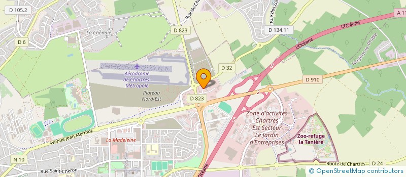 localisation de l'entreprise CEBAT 2000 à CHARTRES