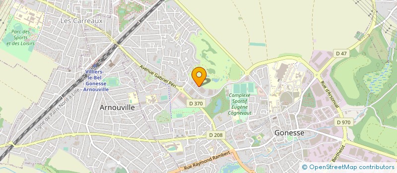 localisation de l'entreprise CEBAT à GONESSE