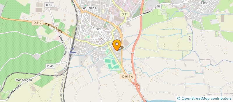 localisation de l'entreprise CEBAT 66  ELNE